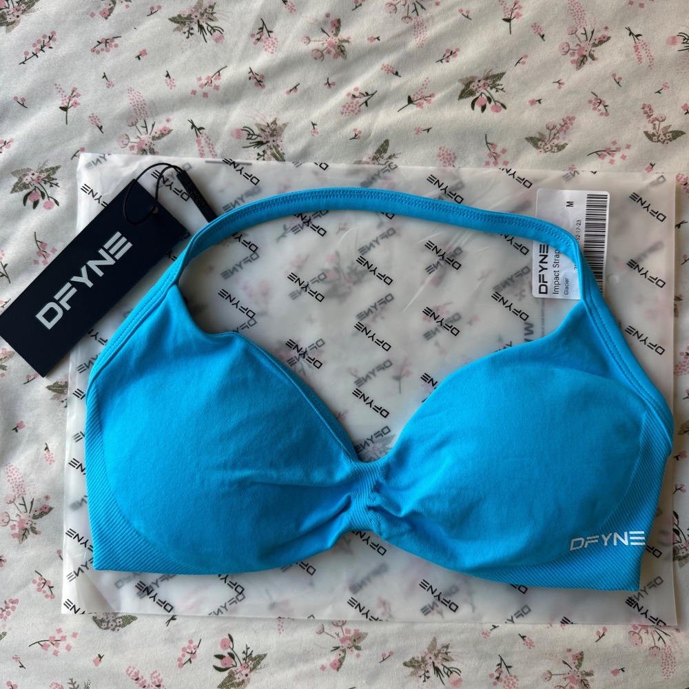 Dfyne impact strappy bra glacier blue medium - Picture 4 of 6